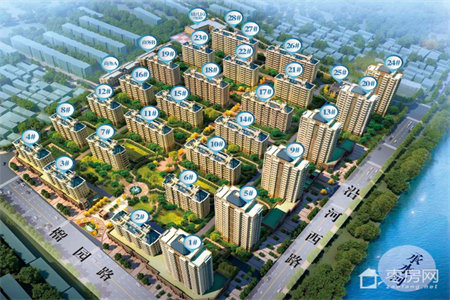 城西华安仪锦苑2室2厅1卫88m2中档装修